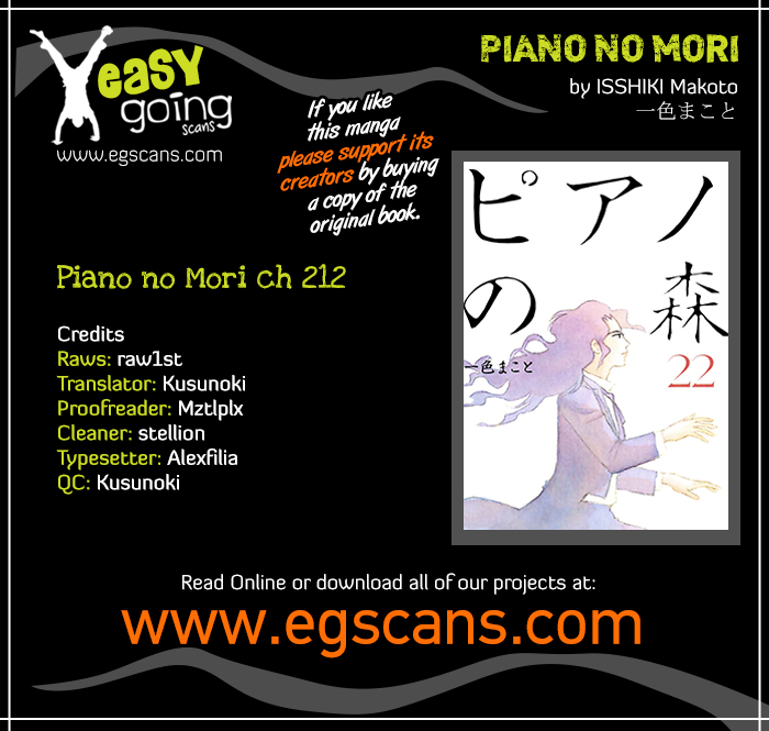 Piano no Mori Chapter 212 page 1 - Chapter 212 : In the Country Where Chopin Was Born