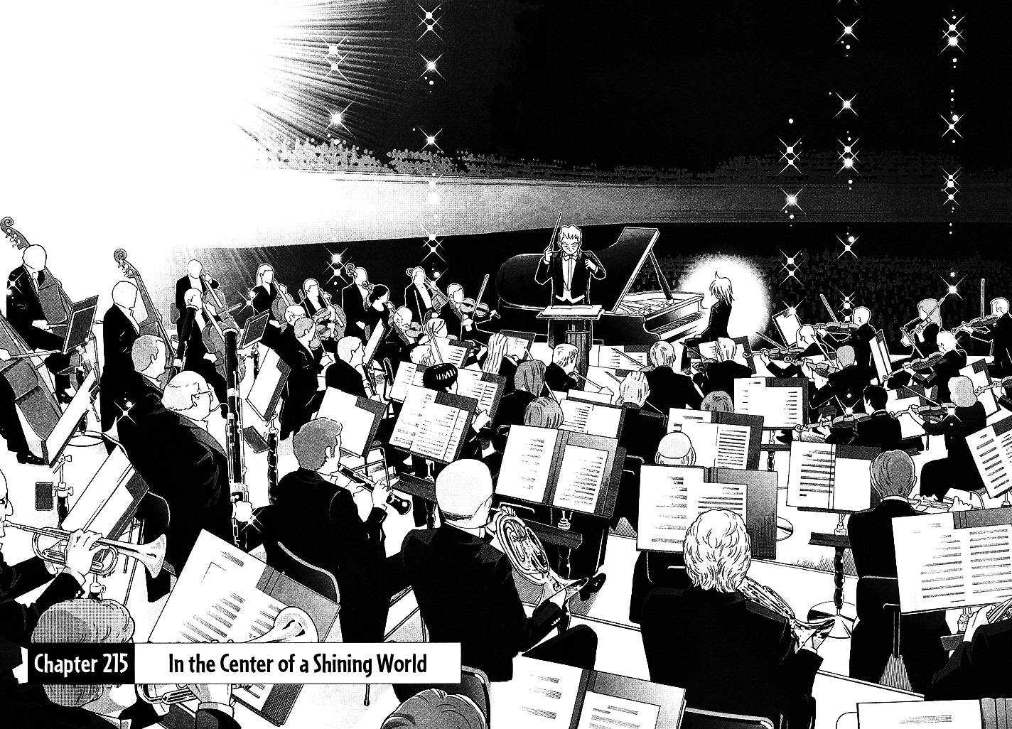 Piano no Mori Chapter 215 page 3 - Chapter 215 : In the Center of a Shining World