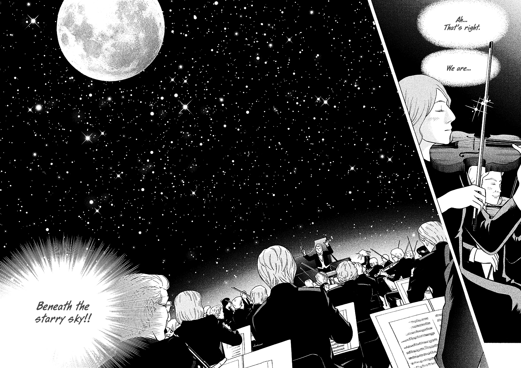 Piano no Mori Chapter 216 page 19 - Chapter 216 : In the Dark