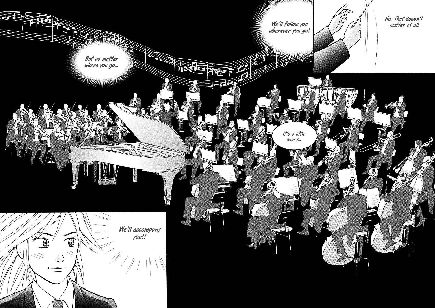 Piano no Mori Chapter 216 page 26 - Chapter 216 : In the Dark