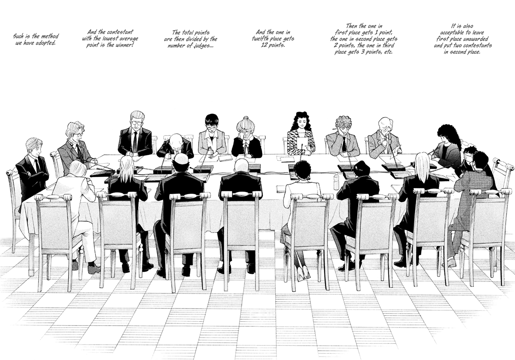 Piano no Mori Chapter 228 page 15 - Chapter 228 : For the Sake of Fair Adjudication