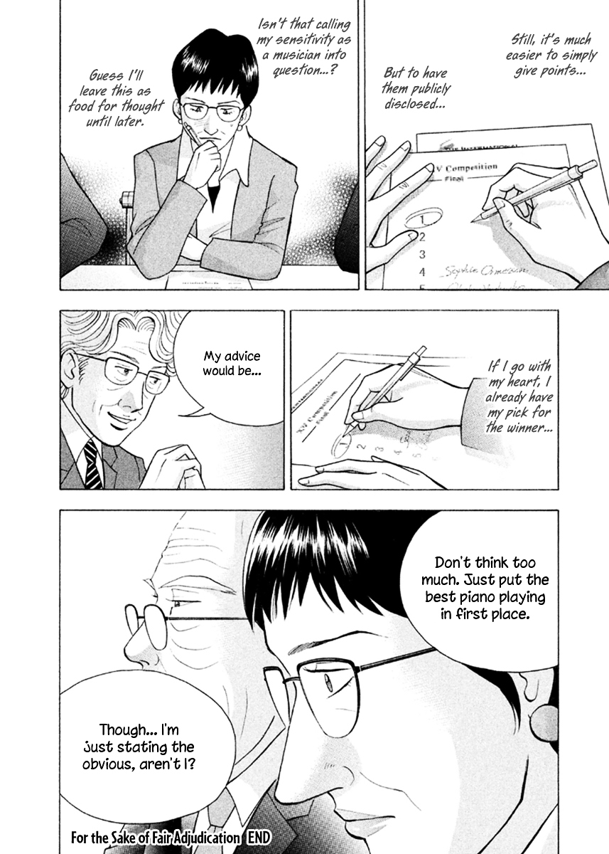 Piano no Mori Chapter 228 page 22 - Chapter 228 : For the Sake of Fair Adjudication