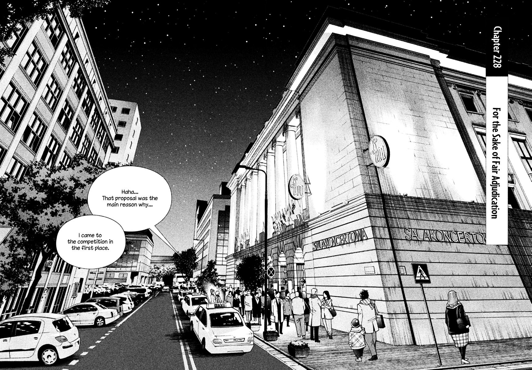 Piano no Mori Chapter 228 page 3 - Chapter 228 : For the Sake of Fair Adjudication