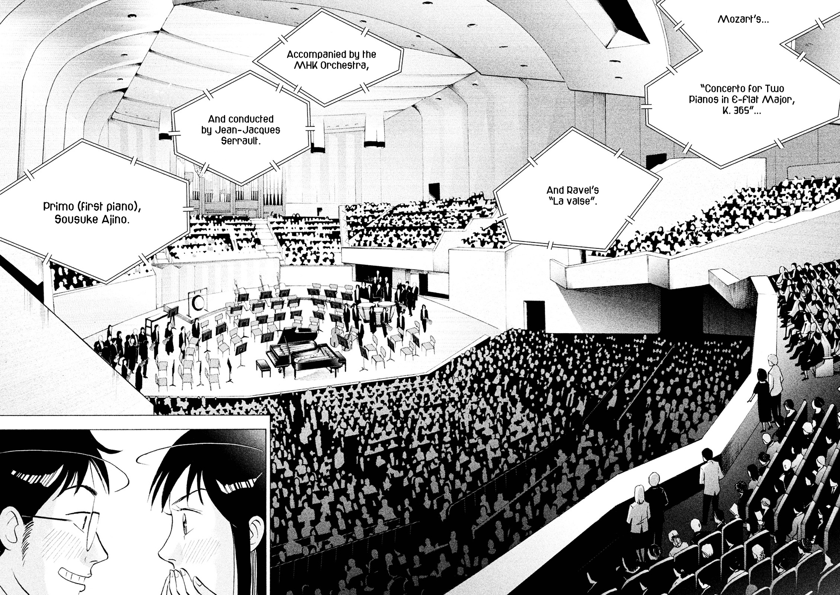 Piano no Mori Chapter 241 page 46 - Chapter 241 : Comeback Recital