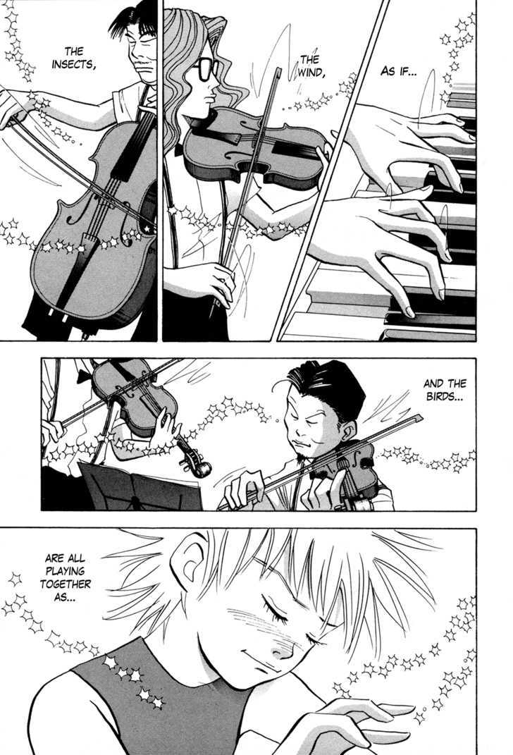 Piano no Mori Chapter 54 page 15 - Chapter 54 : Roadside Concert