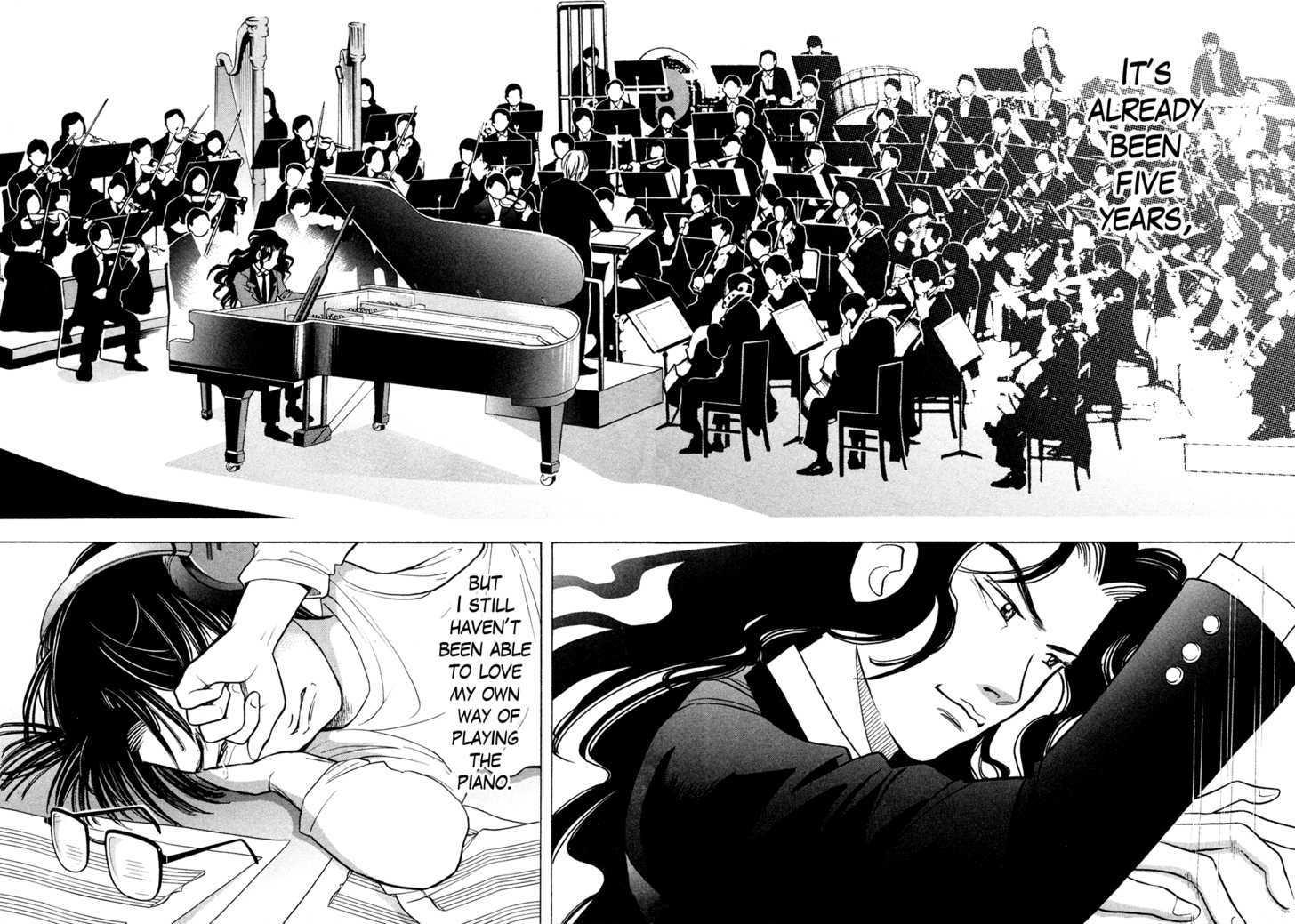 Piano no Mori Chapter 59 page 19 - Chapter 59 : Slump