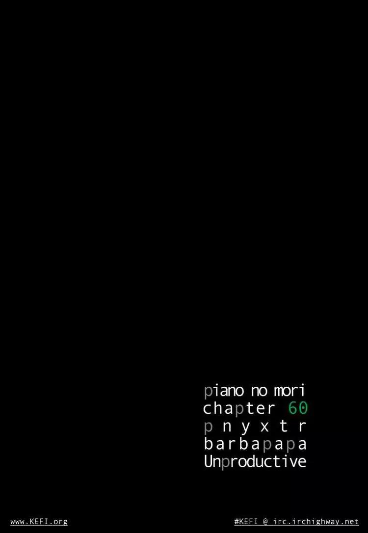 Piano no Mori Chapter 60 page 25 - Chapter 60 : Traces of Kai 1