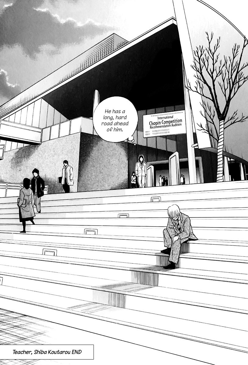 Piano no Mori Chapter 86 page 21 - Chapter 86 : Teacher, Shiba Koutarou