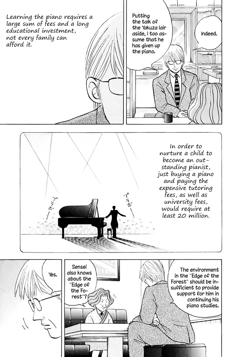 Piano no Mori Chapter 87 page 13 - Chapter 87 : The Value of a Pianist