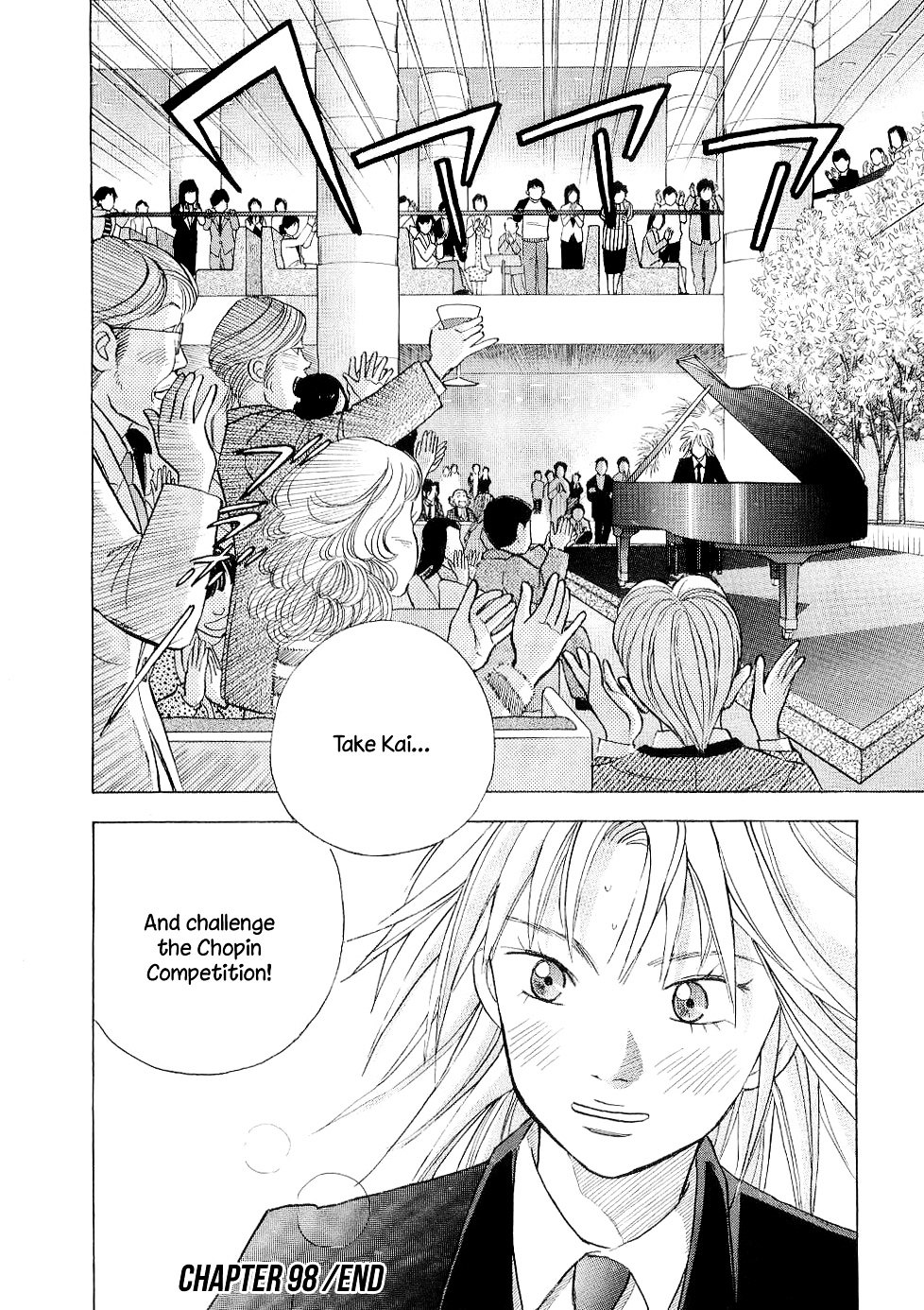 Piano no Mori Chapter 98 page 19 - Chapter 98 : Serrault and Ajino
