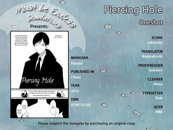 Piercing Hole Chapter 0 page 1 - Chapter 0 : Oneshot