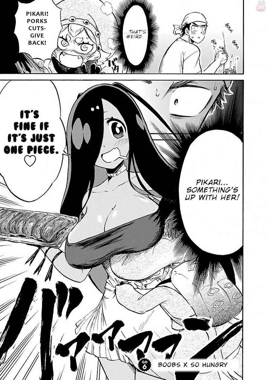 Pikari-chan wa Nakanaka Shikanai! Chapter 6 page 2 - Chapter 6: Boobs X So Hungry