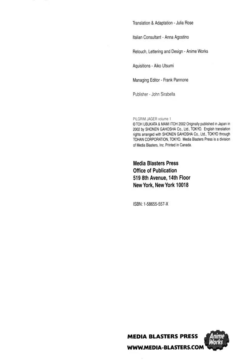 Pilgrim Jager Chapter 1.1 page 3 - Vol.1 Chapter 1