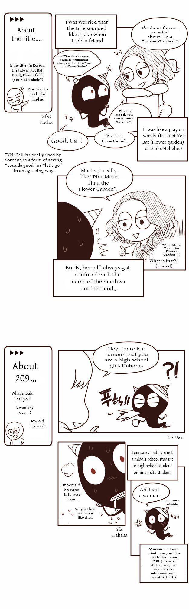 Pine in the Flower Garden Chapter 61 page 6 - Chapter 61 : Afterword