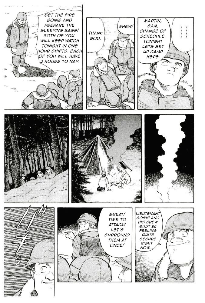 Pineapple Army Chapter 11 page 13 - Chapter 11: The Man with White Footprints [END]