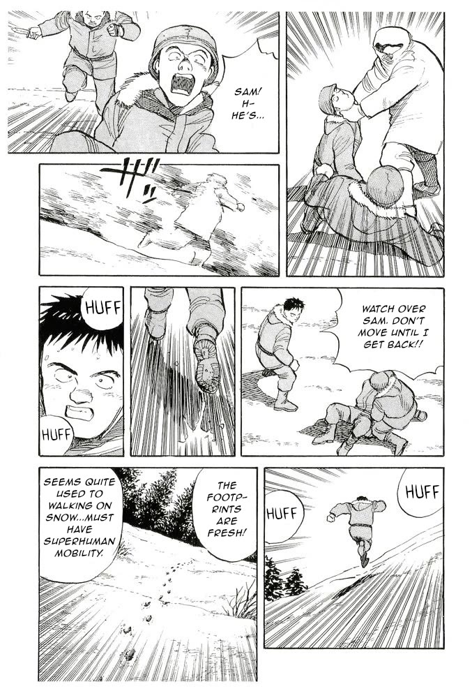 Pineapple Army Chapter 11 page 17 - Chapter 11: The Man with White Footprints [END]