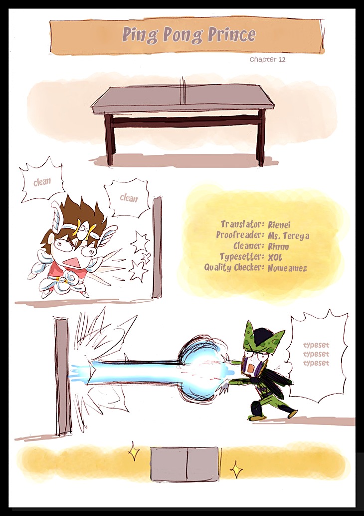 Ping Pong Prince Chapter 12 page 1 - Chapter 12