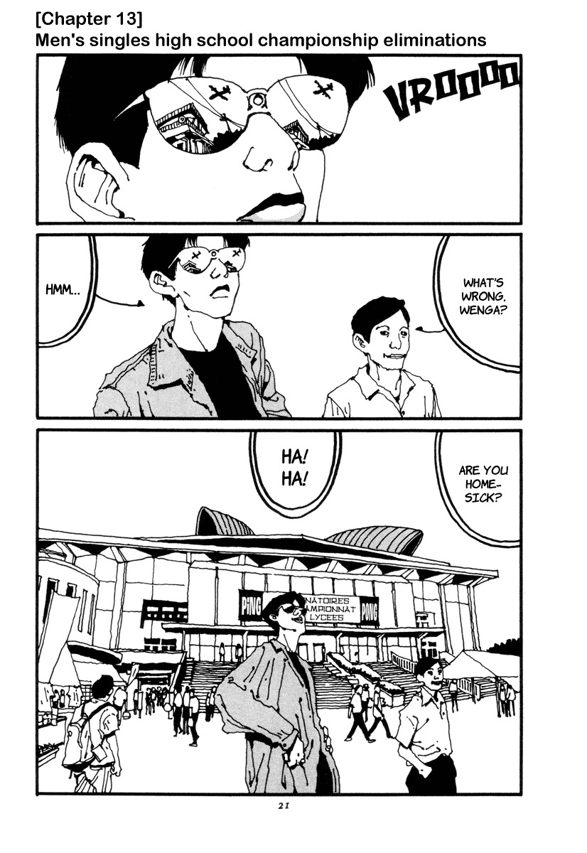 Ping Pong Chapter 13 page 1 - Chapter 13: Men's Singles High School Championship Elimination