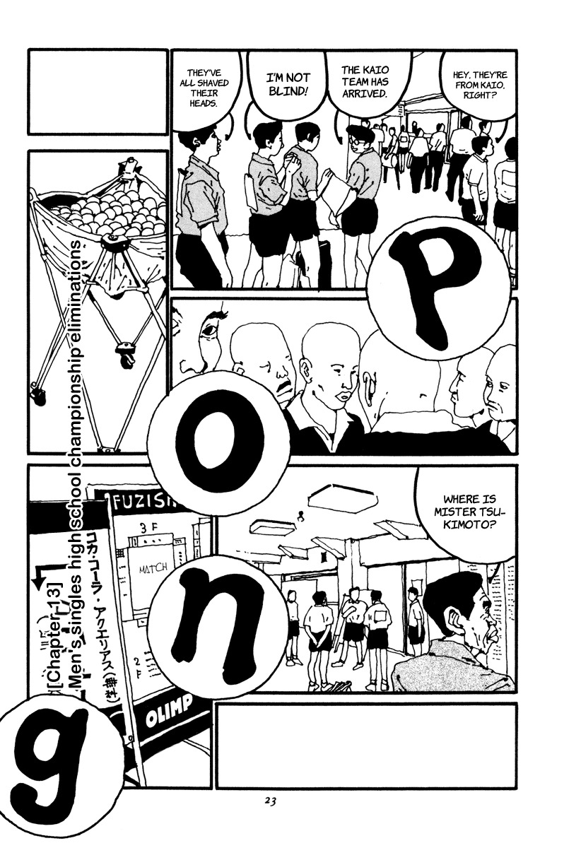 Ping Pong Chapter 13 page 3 - Chapter 13: Men's Singles High School Championship Elimination