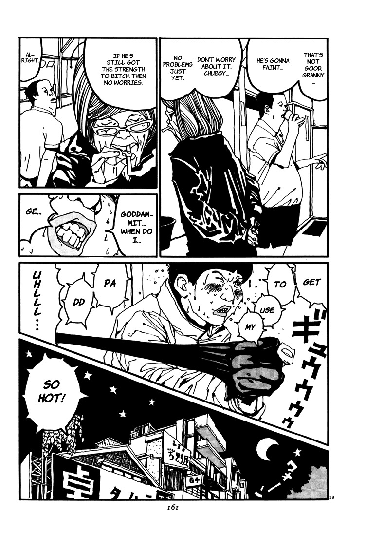 Ping Pong Chapter 31 page 13 - Chapter 31: Question 1: The Pursuit of Tsukimoto