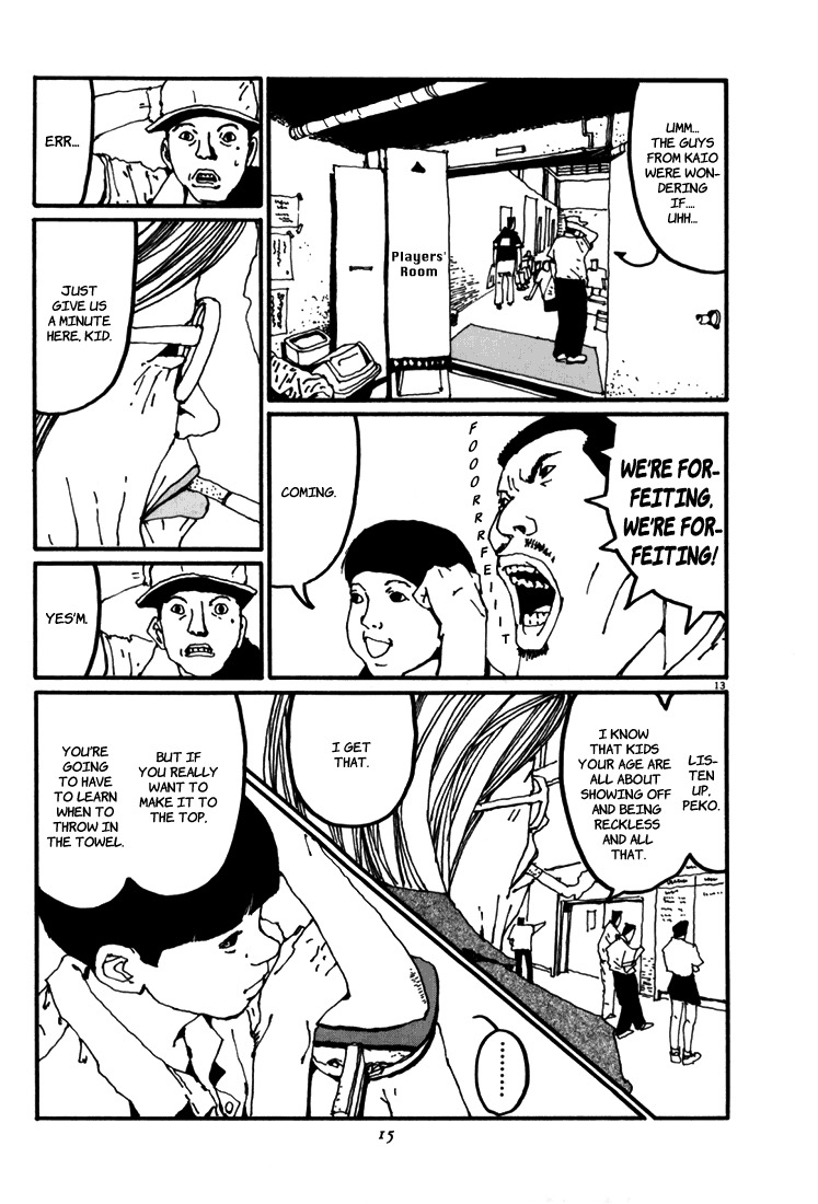 Ping Pong Chapter 45 page 14 - Chapter 45: A Hot-Blooded Tale of Sportsmanly Fortidue
