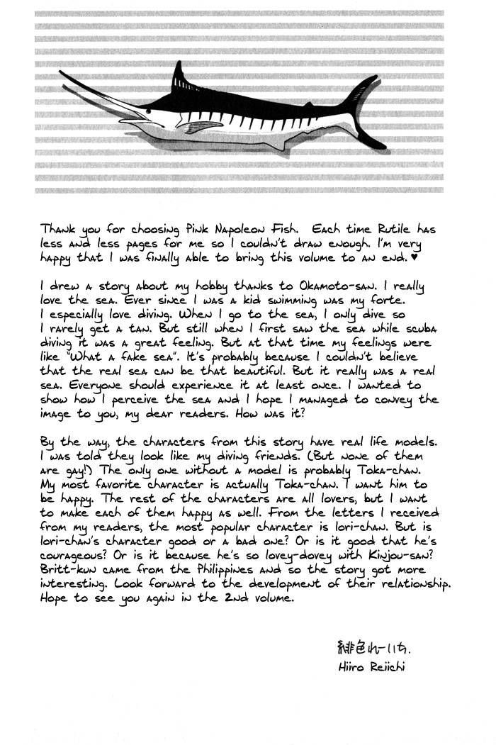 Pink Napoleon Fish Chapter 7.5 page 35 - Chapter 7.5