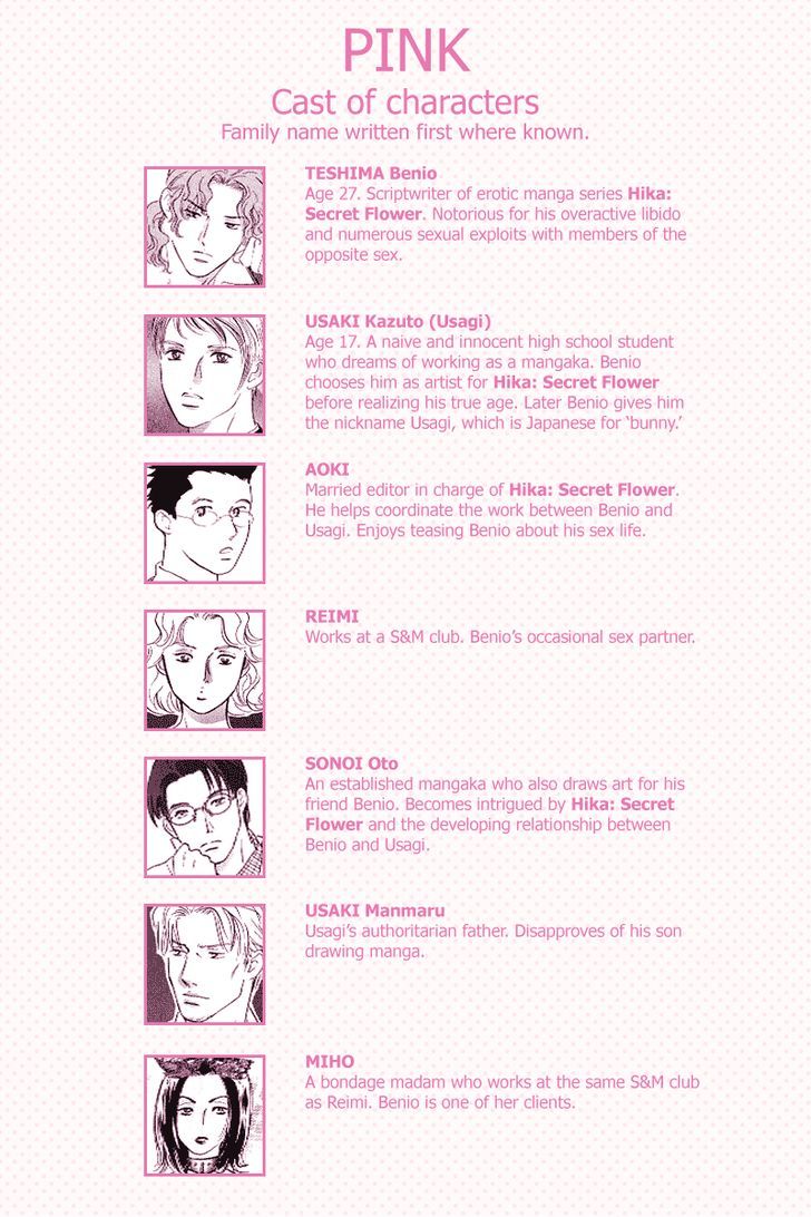 Pink (TAKAGUCHI Satosumi) Chapter 1 page 4 - Chapter 1