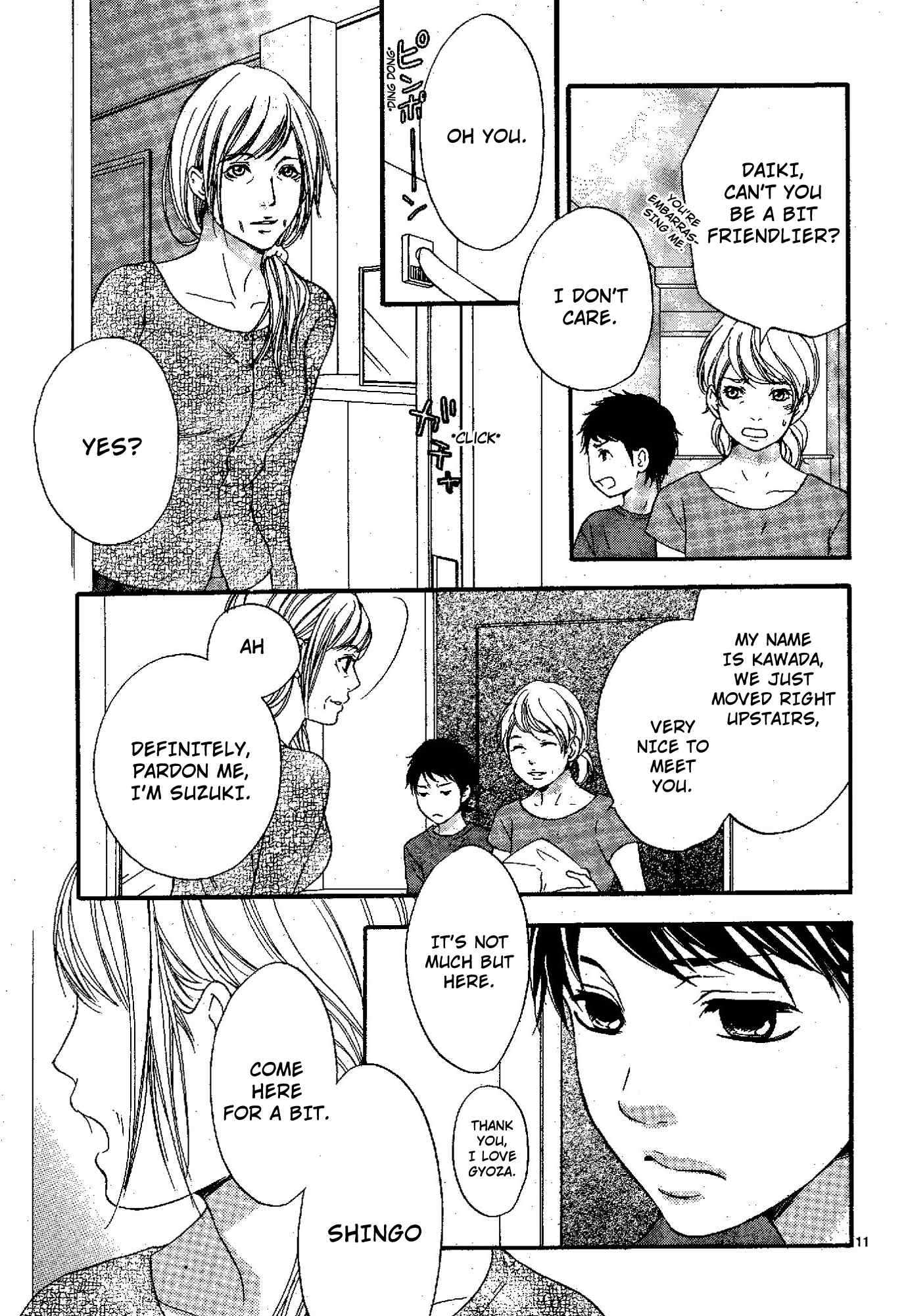 Pink to Gray Chapter 1 page 14 - Chapter 1: Strawberry Milk