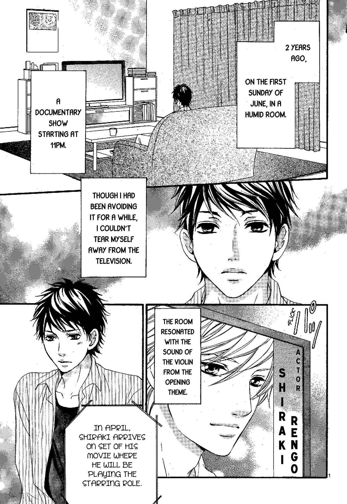 Pink to Gray Chapter 1 page 4 - Chapter 1: Strawberry Milk