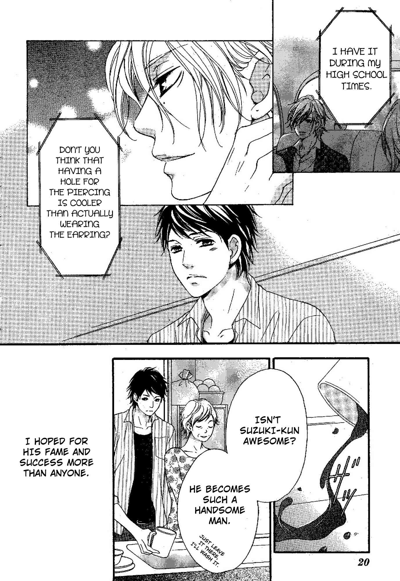 Pink to Gray Chapter 1 page 9 - Chapter 1: Strawberry Milk