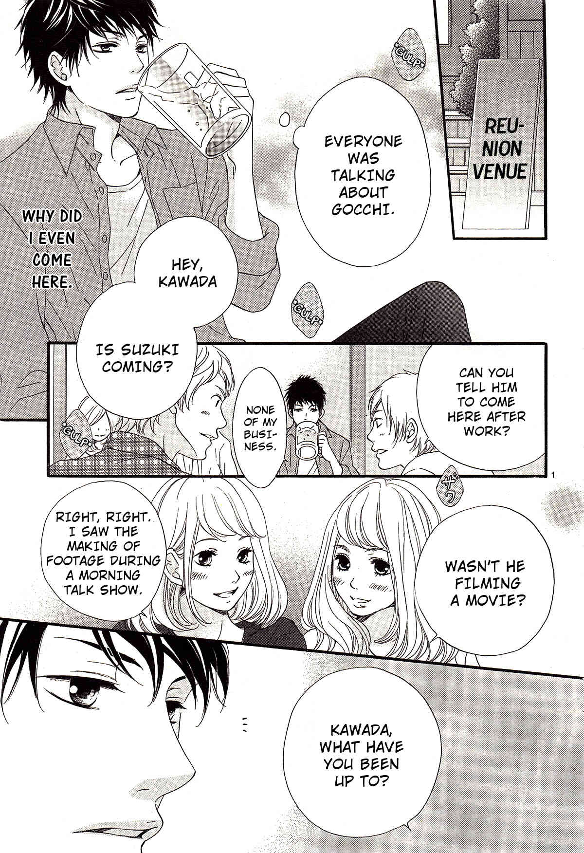 Pink to Gray Chapter 5 page 6 - Chapter 5: Chine Blue, Bourbon Soda, Snowball, Scotch