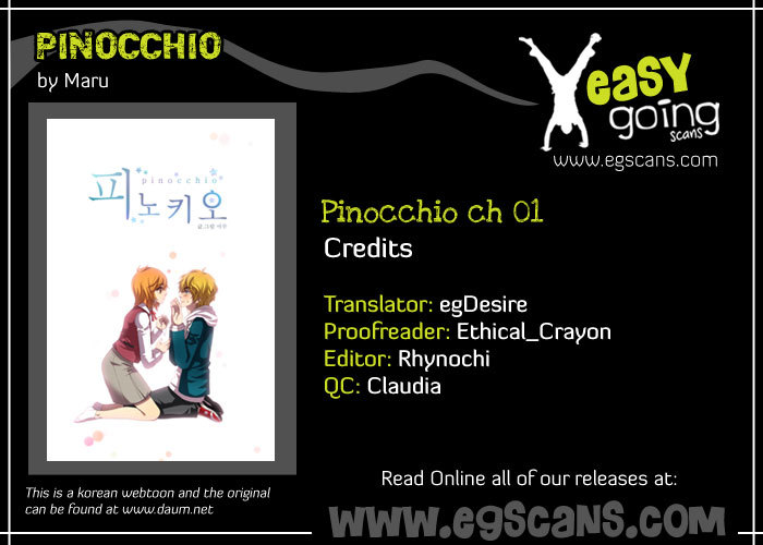Pinocchio Chapter 1 page 1 - Chapter 1: Please Play With Me
