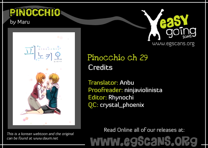Pinocchio Chapter 29 page 1 - Chapter 29: Flower (3)