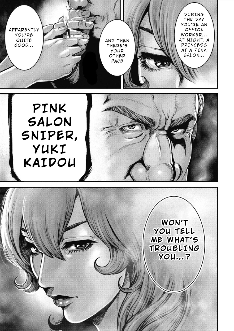 Pinsaro Sniper Chapter 3 page 5 - Chapter 3: Angel of Hell