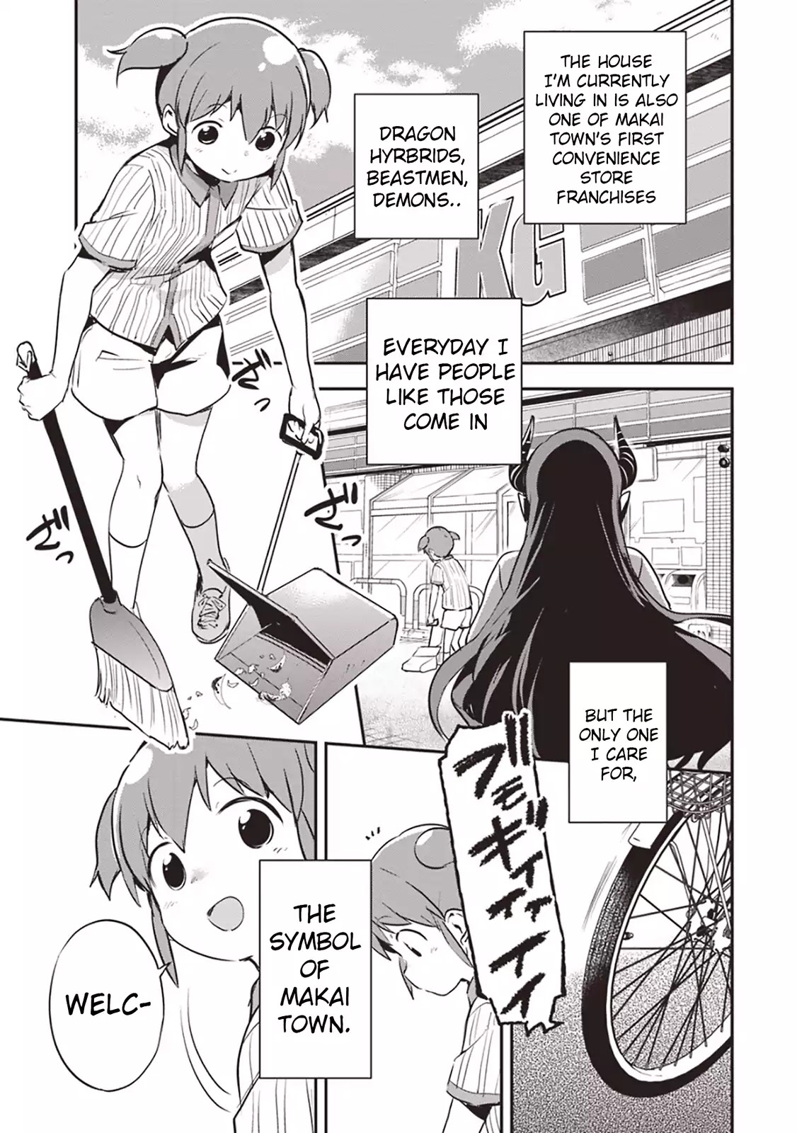 Piyoko to makai machi no Hime-sama Chapter 1 page 9 - Chapter 1: Piyoko and the Princess of Makai Town
