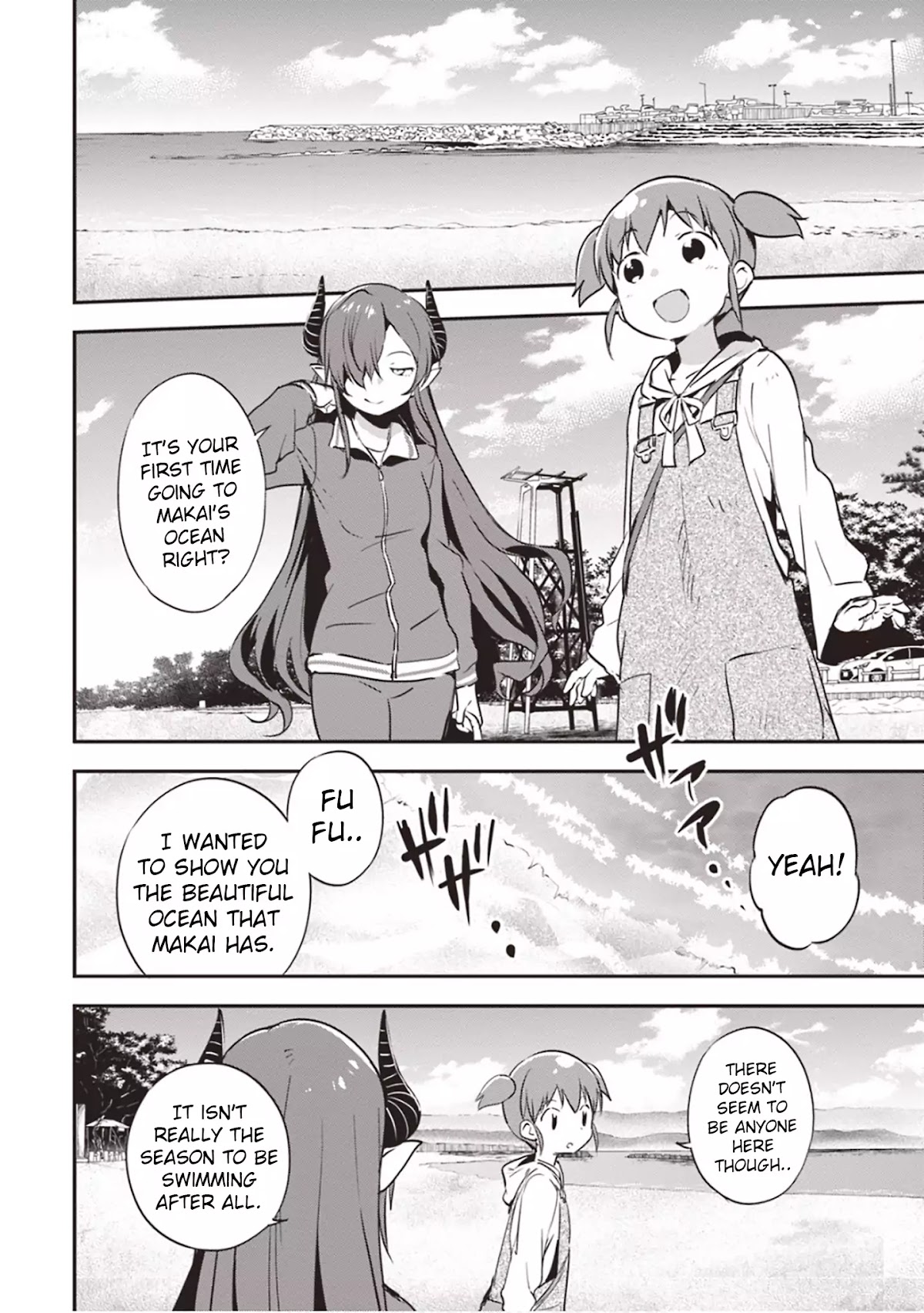 Piyoko to makai machi no Hime-sama Chapter 2 page 14 - Chapter 2: Piyoko, the Ocean, and the Princess