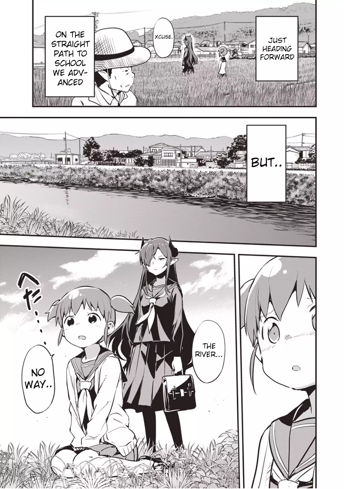 Piyoko to makai machi no Hime-sama Chapter 3 page 15 - Chapter 3: Piyoko, the Princess, and the Way to School