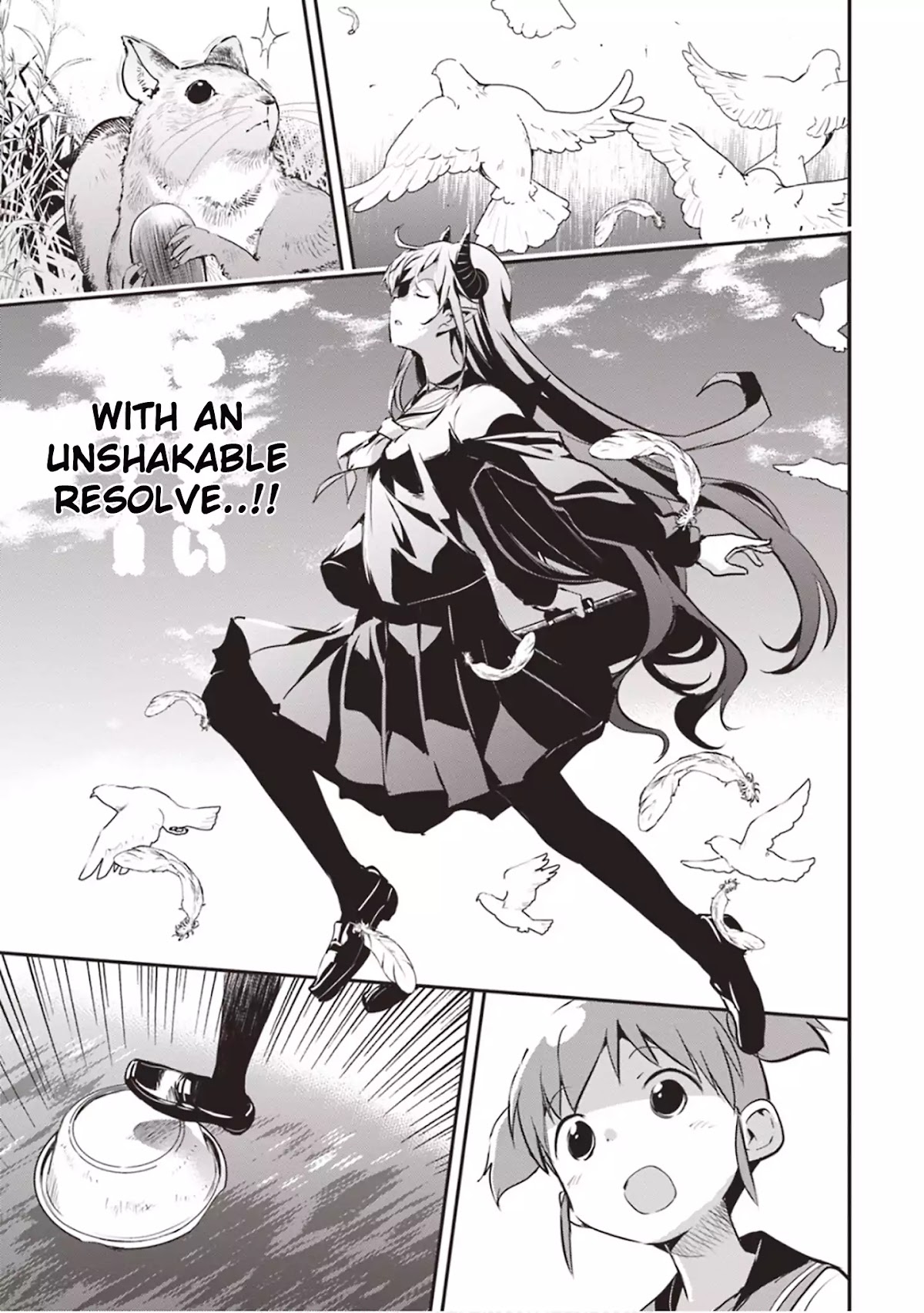 Piyoko to makai machi no Hime-sama Chapter 3 page 19 - Chapter 3: Piyoko, the Princess, and the Way to School