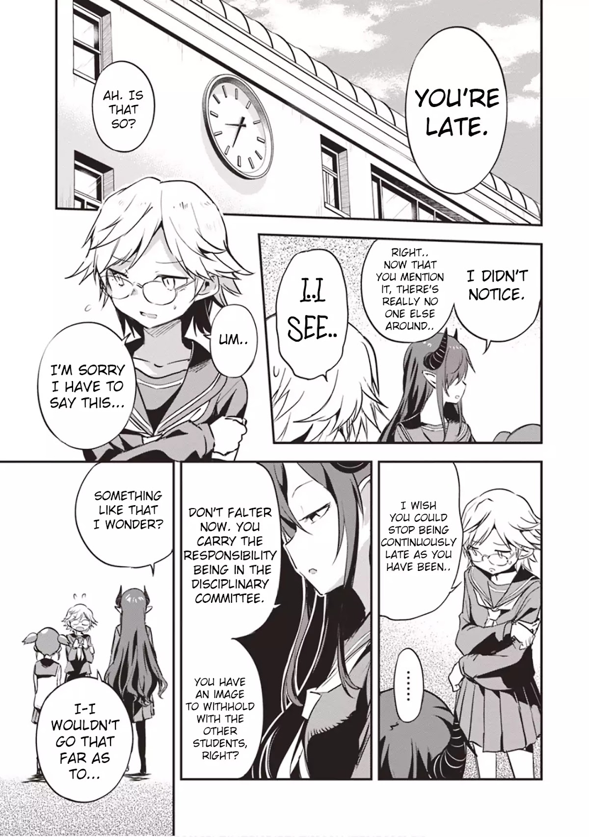 Piyoko to makai machi no Hime-sama Chapter 3 page 5 - Chapter 3: Piyoko, the Princess, and the Way to School