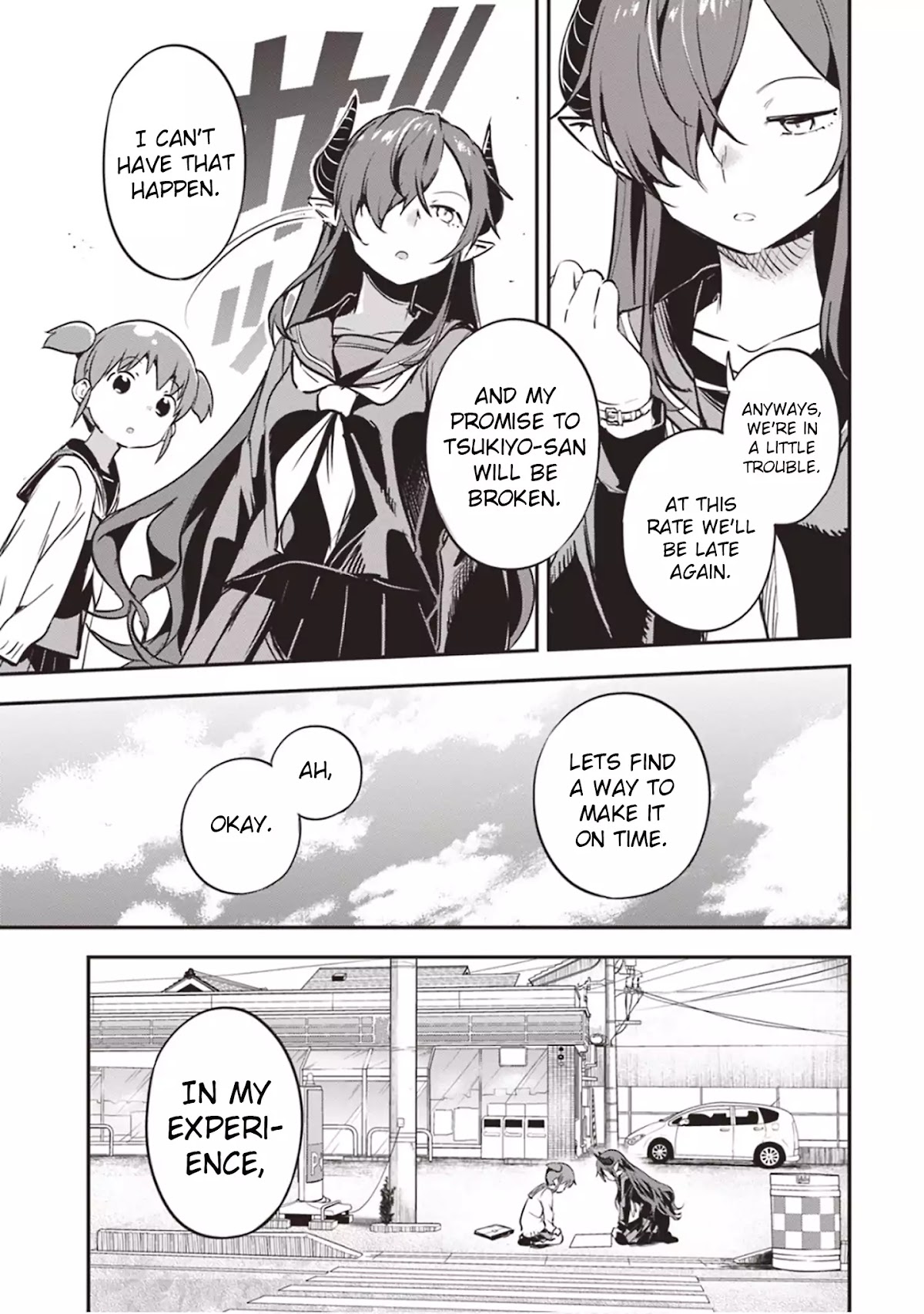 Piyoko to makai machi no Hime-sama Chapter 3 page 9 - Chapter 3: Piyoko, the Princess, and the Way to School
