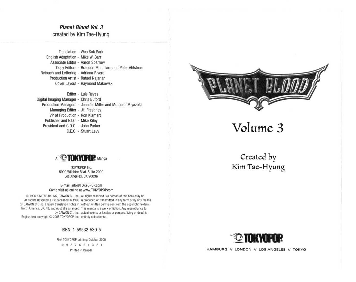 Planet Blood Chapter 3.0 page 3 - Vol.03 Chapter 0