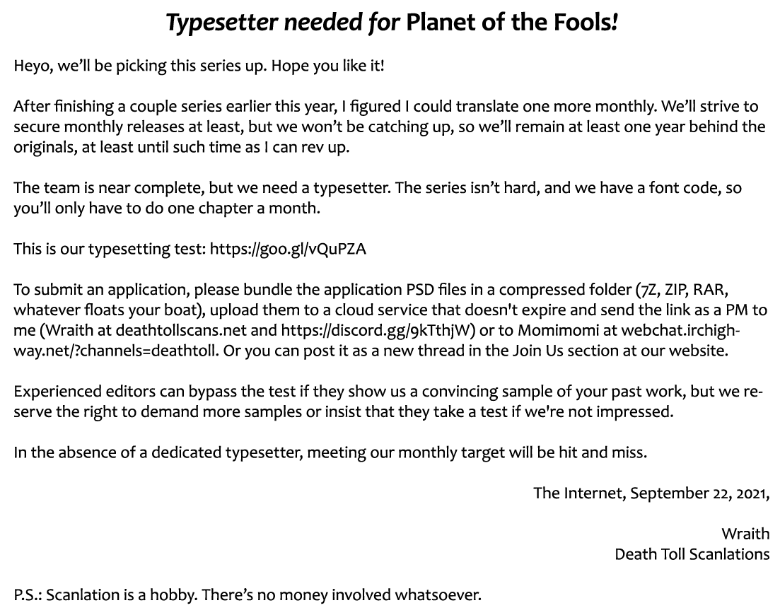 Planet of the Fools Chapter 11 page 2 - Chapter 11: Second Phase