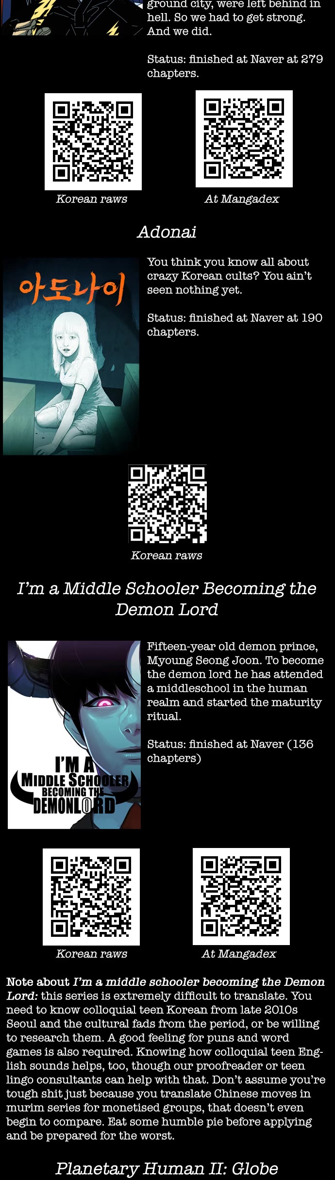 Planetary Human II: Globe Chapter 19 page 44 - Chapter 19