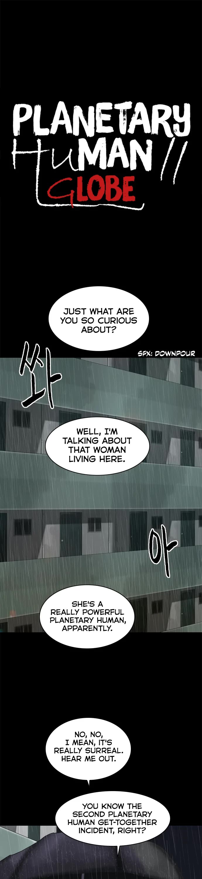 Planetary Human II: Globe Chapter 22 page 1 - Chapter 22