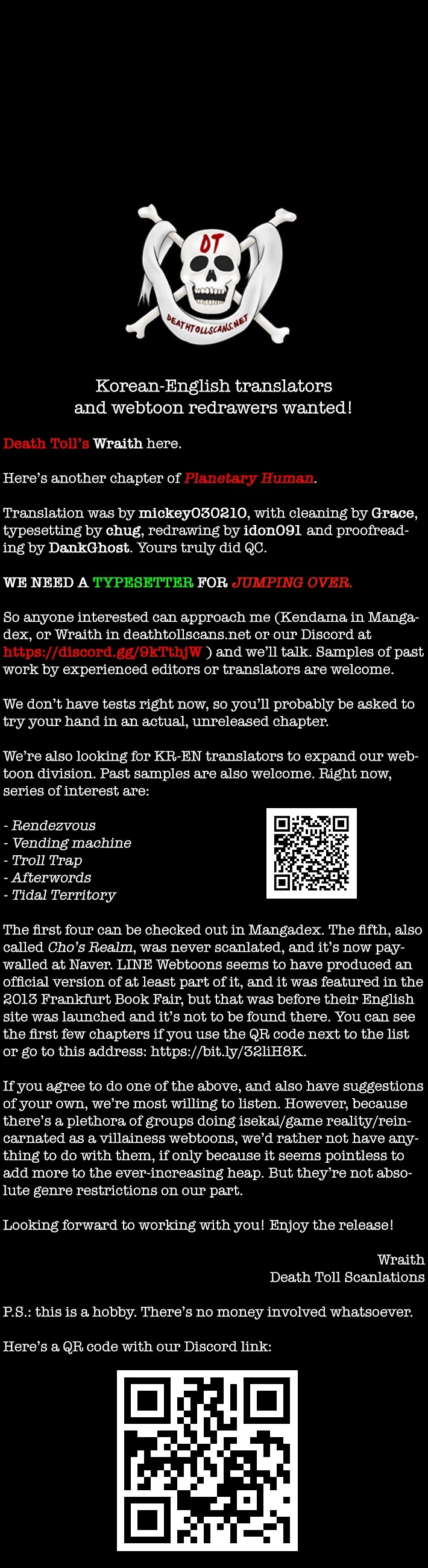Planetary Human Chapter 33 page 33 - Chapter 33