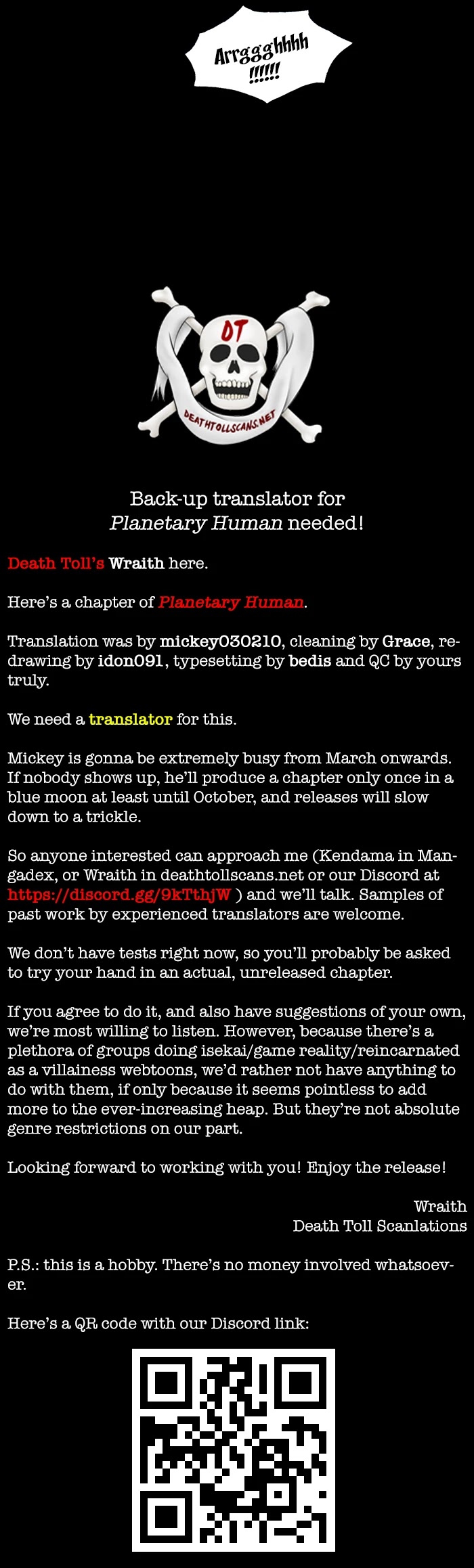Planetary Human Chapter 60 page 34 - Chapter 60