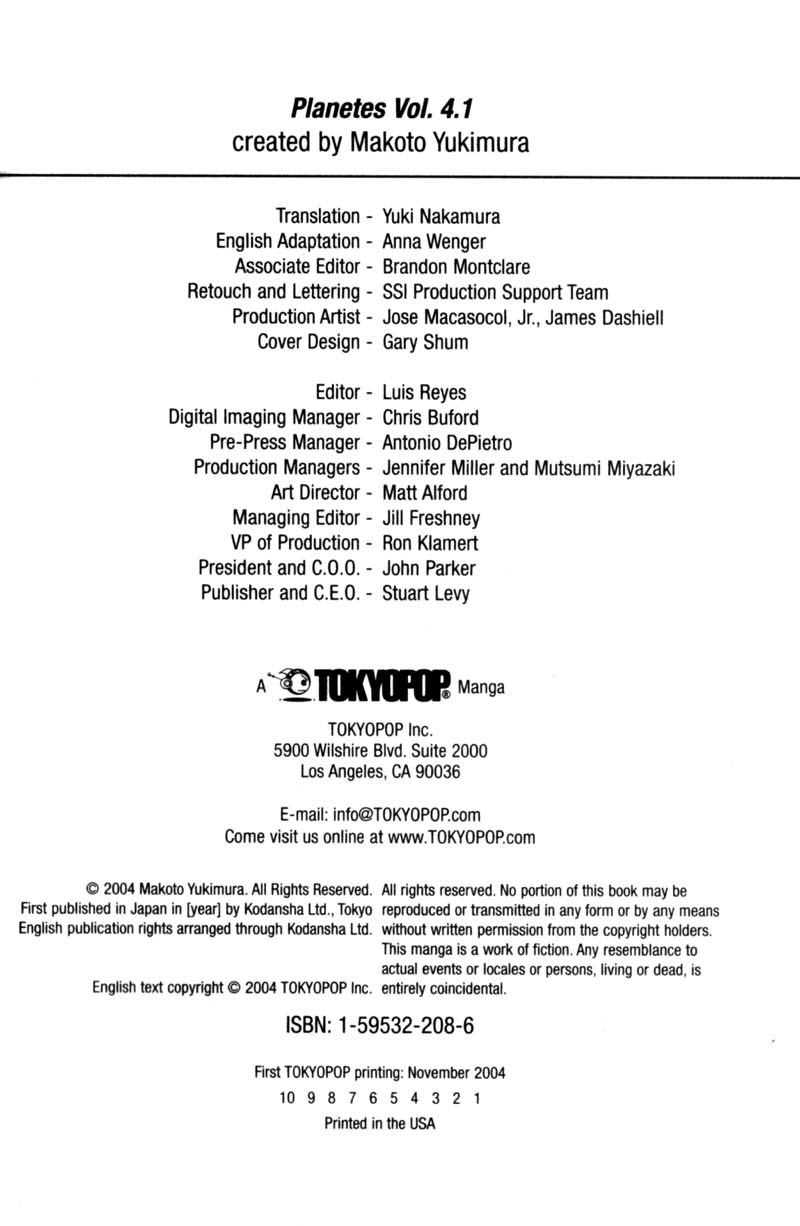 Planetes Chapter 17 page 6 - Chapter 17