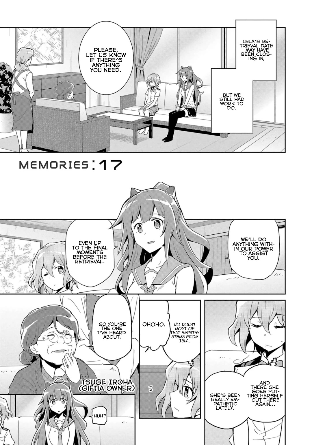 Plastic Memories - Say to Good-bye Chapter 17 page 1 - Chapter 17: Memories: 17