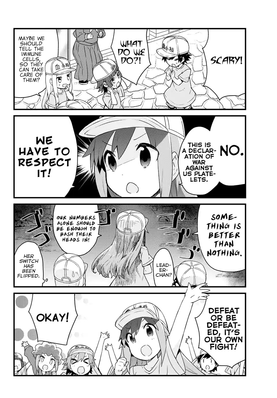 Platelets at Work Chapter 5 page 4 - Chapter 5: You've Been Invited.