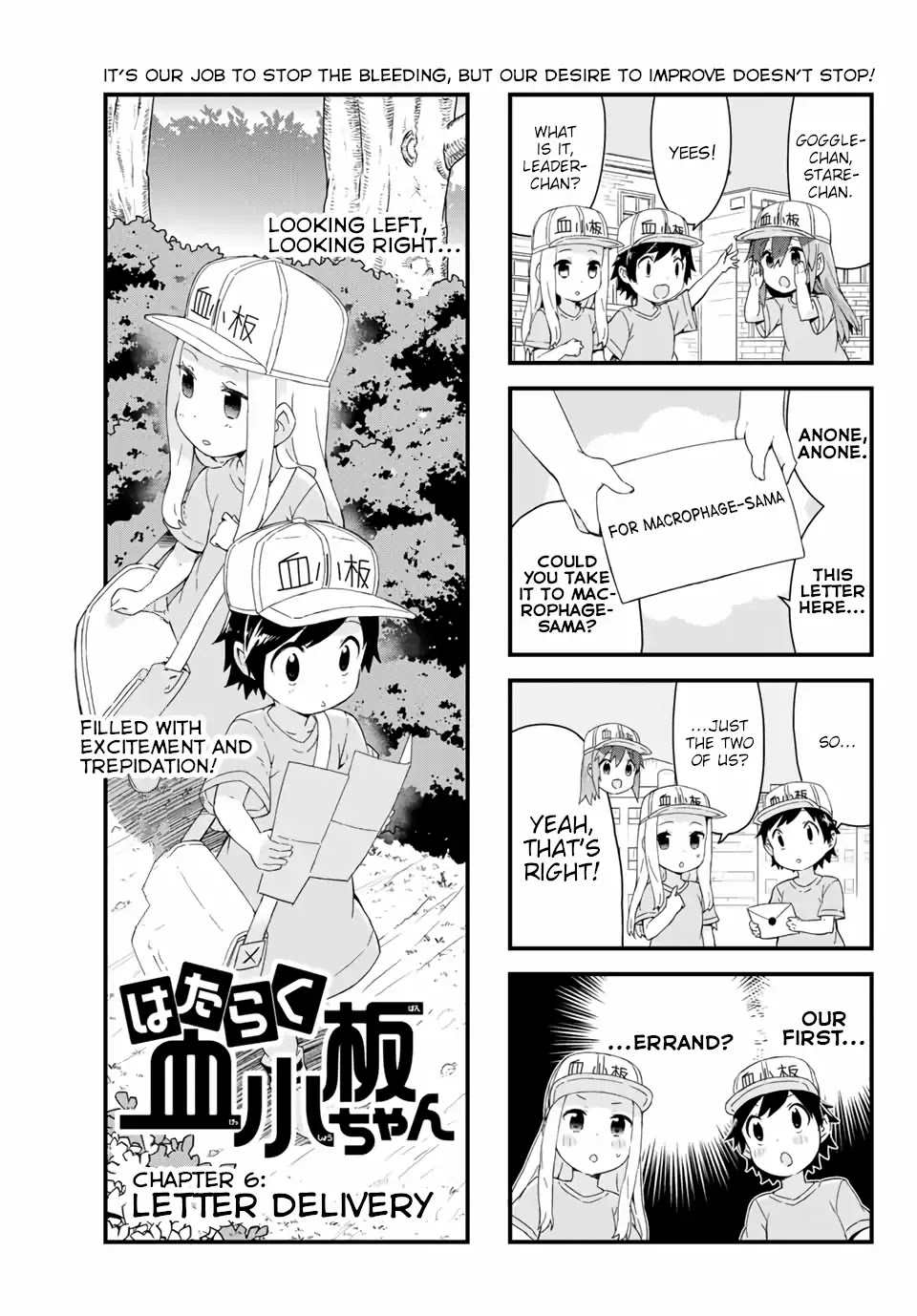 Platelets at Work Chapter 6 page 1 - Chapter 6: Letter Delivery